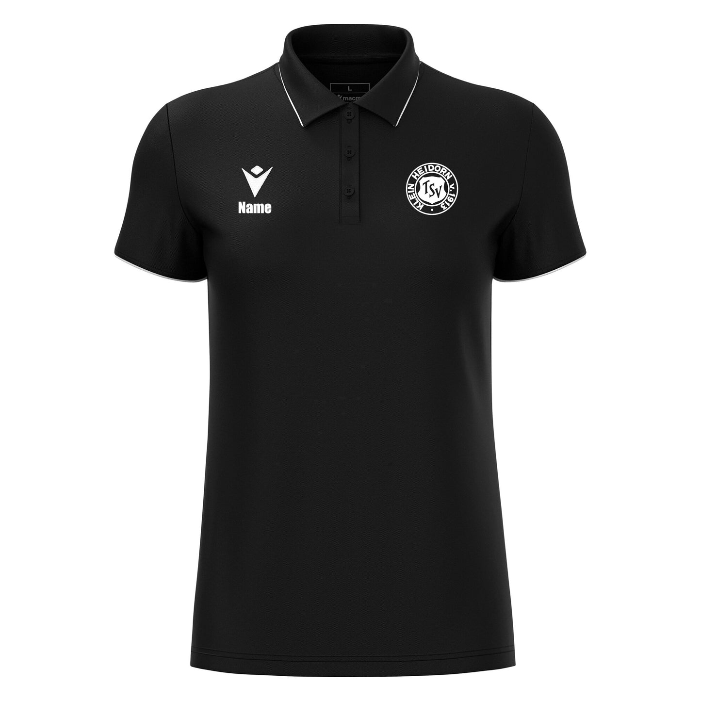 Macron Melody Damen Poloshirt schwarz