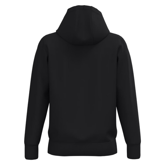 Hoodie schwarz mit farbigem Wappen