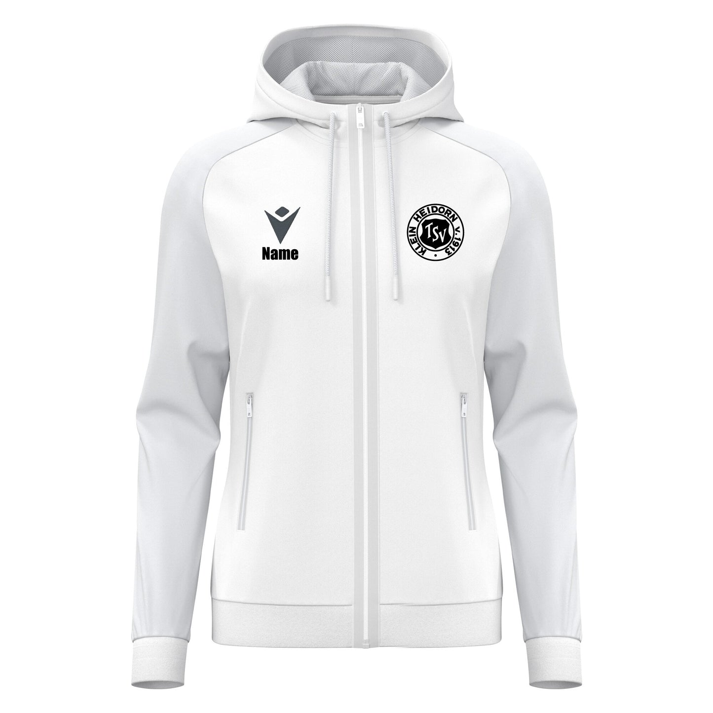 Macron Atlas Damen Hoodiejacke weiss