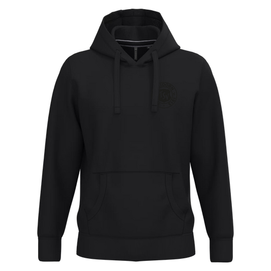 Hoodie schwarz mit Wappen BlackEdition