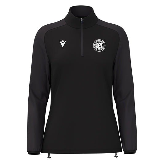 Macron Lena Damen 1/4 Zip Sweatshirt Schwarz (Kopie)