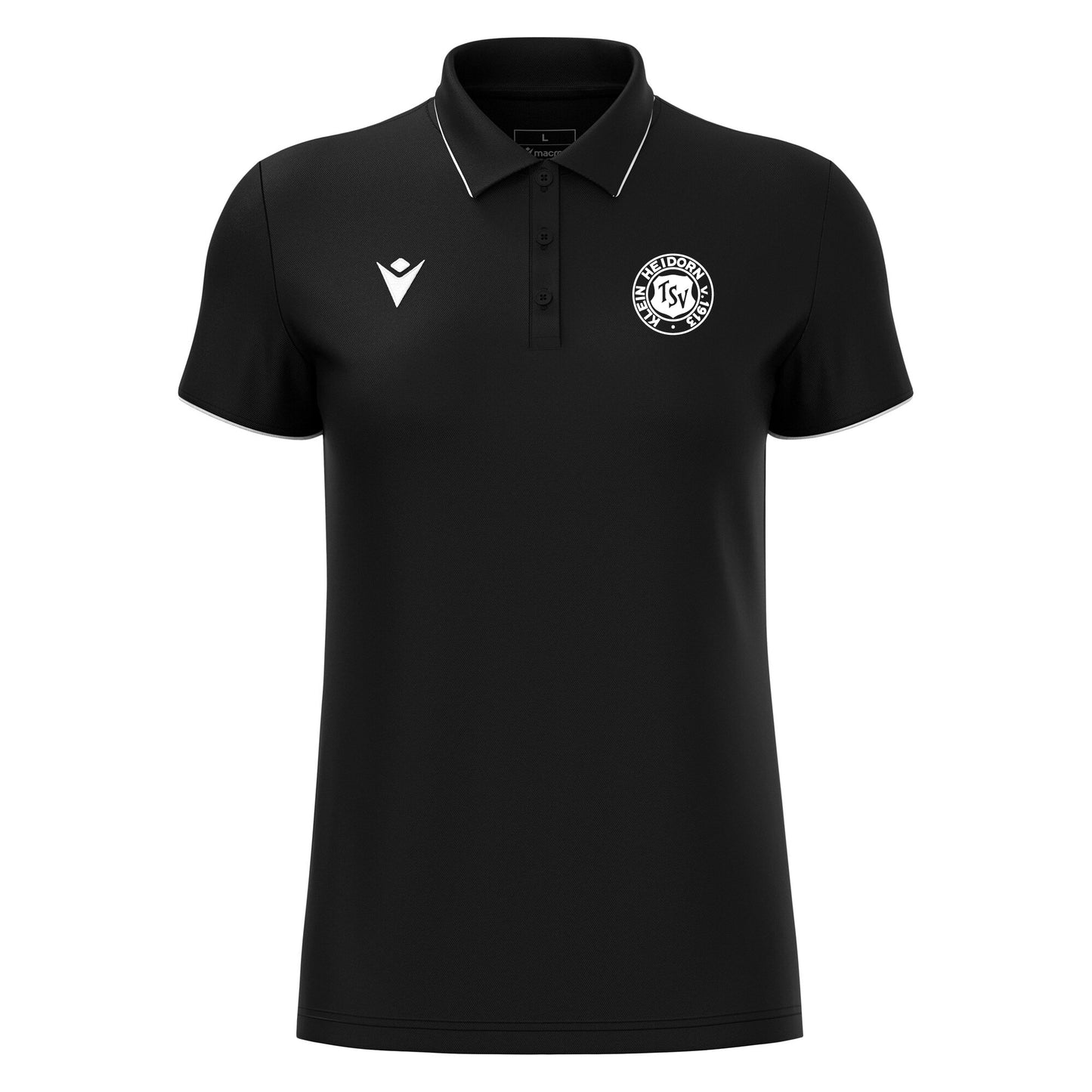 Macron Melody Damen Poloshirt schwarz